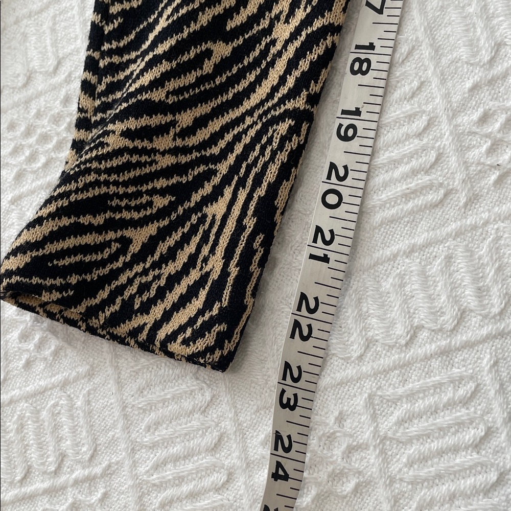 ST. JOHN 2 pc suit Zebra Print Skirt jacket - Picture 16 of 17